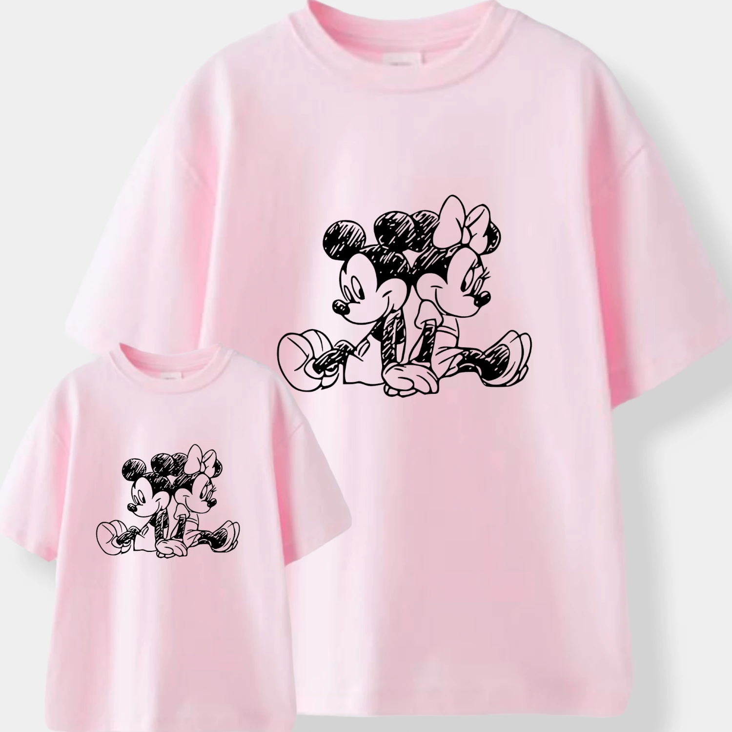 Camiseta Mickey-Minnie Lápiz Espalda 3 Camiseta Mickey-Minnie Lápiz Espalda - Imagen 3