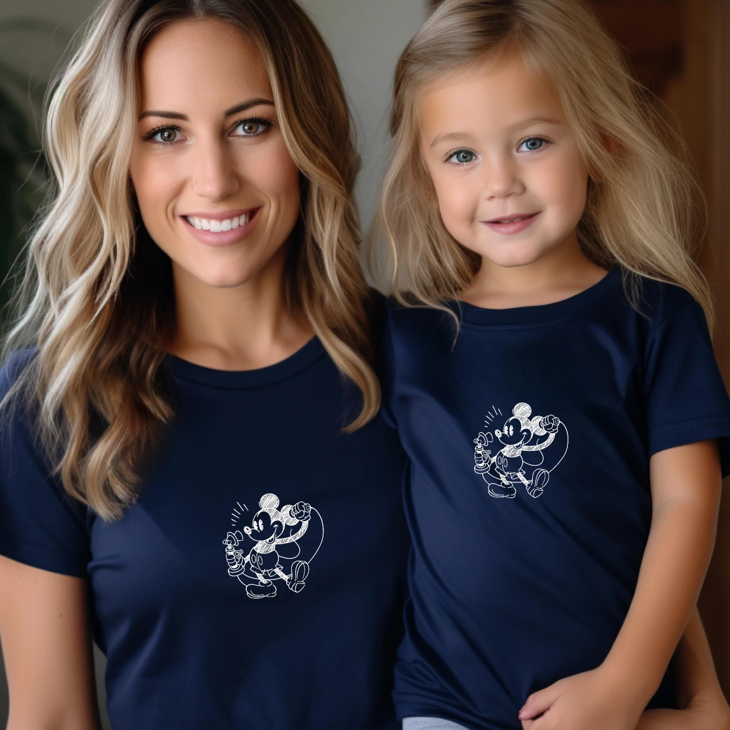 Camiseta Mickey Esbozo Téléphone Mini 3 Camiseta Mickey Esbozo Téléphone Mini - Imagen 3