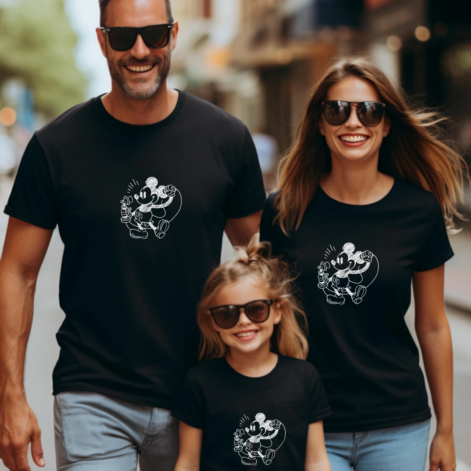 Camiseta Mickey Esbozo Téléphone Mini 1 Camiseta Mickey Esbozo Téléphone Mini