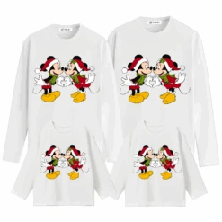 Camiseta Mickey Minnie Love Navidad Manga Larga