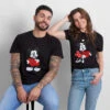 Camiseta Mickey & Minnie Love You Heart