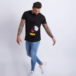 Camiseta Mickey & Minnie Secret -Roly Camiseta Mickey Minnie secret negra