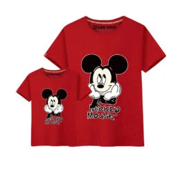 Camiseta Mickey Mouse Dulce -Roly Camiseta Mickey Mouse dulce roja