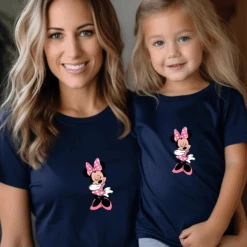 Camiseta Minnie Estilosa Mini 5 Camiseta Minnie Estilosa Mini -Roly Camiseta Minnie Estilosa Mini azul marino