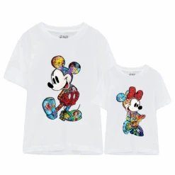 Camiseta Minnie & Mickey Drawings