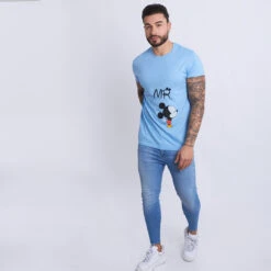 Camiseta Mr & Mrs Mouse -Roly Camiseta Mr Mrs Mouse celeste 2