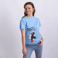 Camiseta Mr & Mrs Mouse -Roly Camiseta Mr Mrs Mouse celeste 3