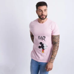 Camiseta Mr & Mrs Mouse -Roly Camiseta Mr Mrs Mouse rosa 2