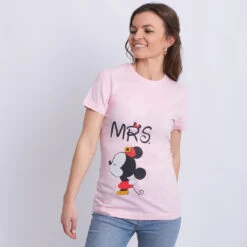 Camiseta Mr & Mrs Mouse -Roly Camiseta Mr Mrs Mouse rosa 3