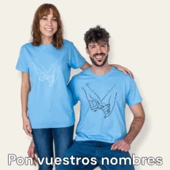 Camiseta Nuestras Manos -Roly Camiseta Nuestras Manos celeste