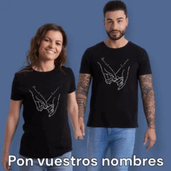 Camiseta Nuestras Manos -Roly Camiseta Nuestras Manos negra