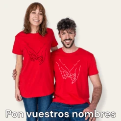 Camiseta Nuestras Manos -Roly Camiseta Nuestras Manos roja