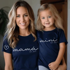 Camiseta Papá-Mamá Mini Cuore