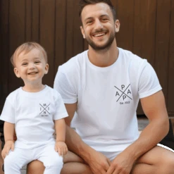 Camiseta Papa-Mama X Mini -Roly Camiseta Papa Mama X Mini Blanco 1