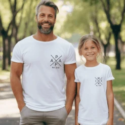 Camiseta Papa-Mama X Mini -Roly Camiseta Papa Mama X Mini Blanco 2