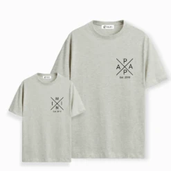 Camiseta Papa-Mama X Mini -Roly Camiseta Papa Mama X Mini Gris