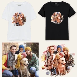 Camiseta Personalizable Cartoon -Roly Camiseta Personalizable Cartoon blanca negra 2