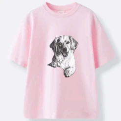 Camiseta Personalizable Mascota Lápiz -Roly Camiseta Personalizable Mascota Lapiz rosa