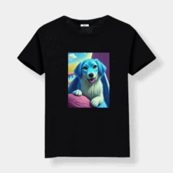 Camiseta Personalizable Mascota Multicolor -Roly Camiseta Personalizable Mascota Multicolor negra