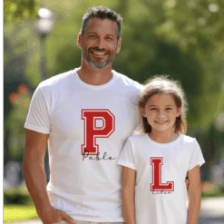 Camiseta Personalizable Letra Grande -Roly Camiseta Personalizable letra grande blanca 1