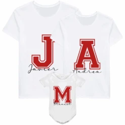 Camiseta Personalizable Letra Grande -Roly Camiseta Personalizable letra grande blanca 3 1