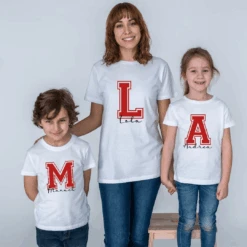 Camiseta Personalizable Letra Grande -Roly Camiseta Personalizable letra grande blanca 5