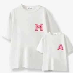 Camiseta Personalizada Inicial Donut -Roly Camiseta Personalizada Inicial Donut blanca 3