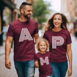 Camiseta Personalizada Inicial Retro -Roly Camiseta Personalizada Inicial Retro granate