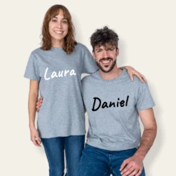 Camiseta Personalizada Nombre -Roly Camiseta Personalizada Nombre gris 1