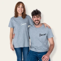 Camiseta Personalizada Nombre -Roly Camiseta Personalizada Nombre gris 2
