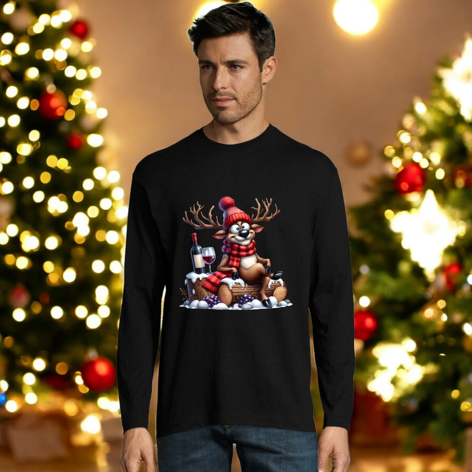 Camiseta Reno Vinito Manga Larga 1 Camiseta Reno Vinito Manga Larga