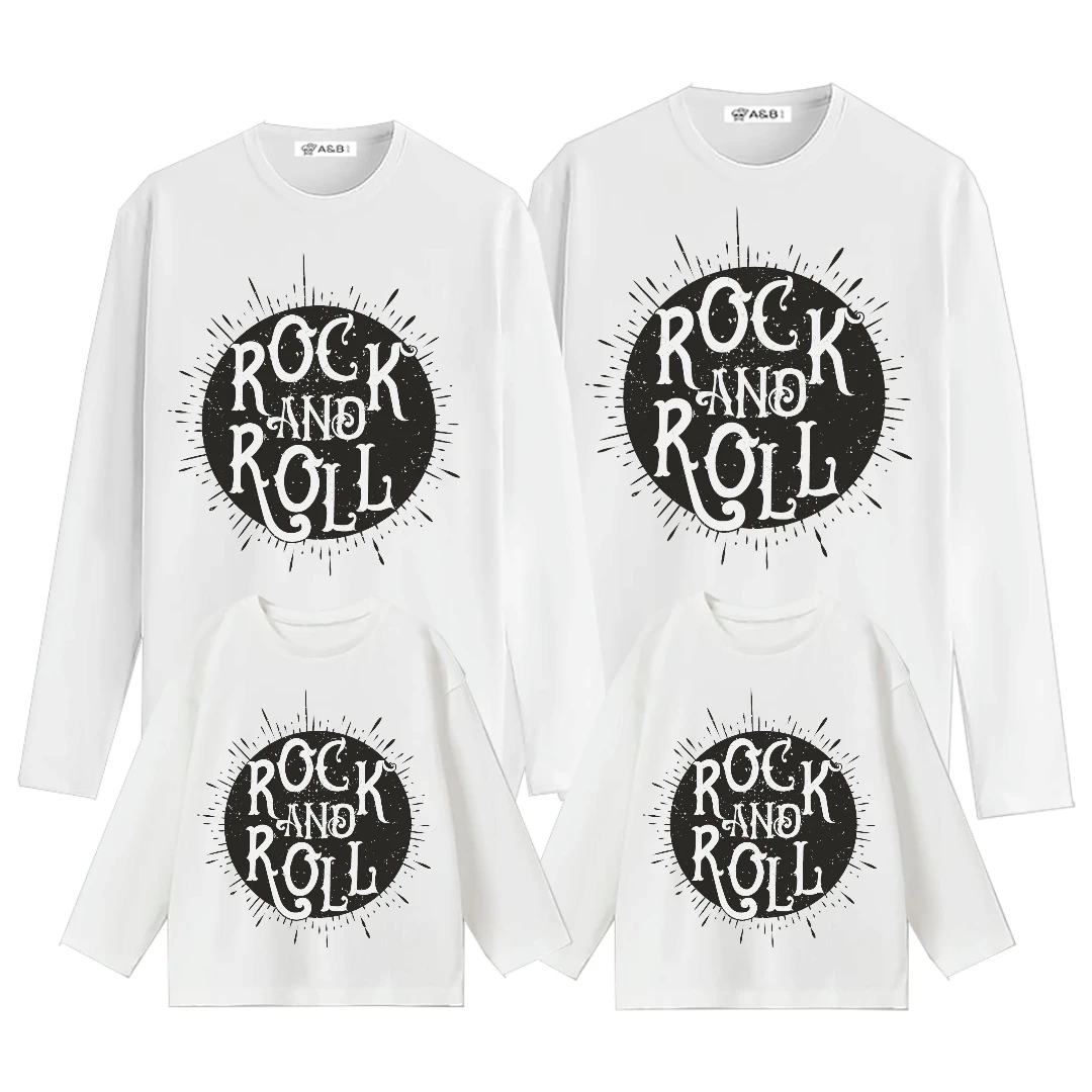 Camiseta Rock And Roll Manga Larga 1 Camiseta Rock And Roll Manga Larga