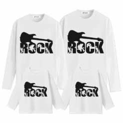Camiseta Rock Manga Larga