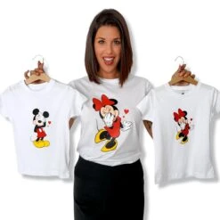Camiseta Shy Mickey & Minnie Hearts -Roly Camiseta Shy Mickey Minnie hearts Blanco 4