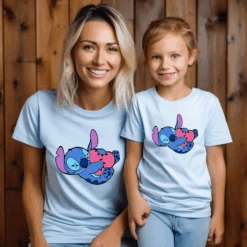Camiseta Stitch Coure -Roly Camiseta Stitch Coure celeste