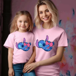 Camiseta Stitch Coure -Roly Camiseta Stitch Coure rosa