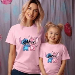 Camiseta Stitch Life -Roly Camiseta Stitch Life rosa