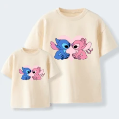 Camiseta Stitch Love -Roly Camiseta Stitch Love crudo