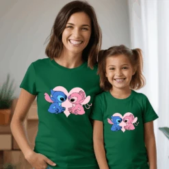 Camiseta Stitch Love -Roly Camiseta Stitch Love verde