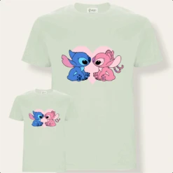 Camiseta Stitch Love -Roly Camiseta Stitch Love verde mint