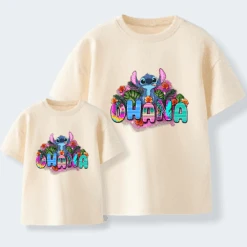 Camiseta Stitch Ohana -Roly Camiseta Stitch Ohana crudo