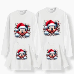Camiseta Super Mickey Navidad Manga Larga