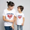 Camiseta Superdad, Mom And Children