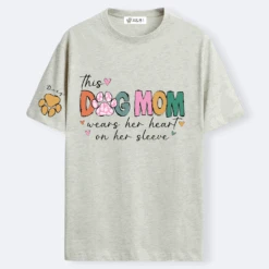 Camiseta This Dog Mom -Roly Camiseta This Dog Mom gris