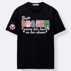 Camiseta This Dog Mom -Roly Camiseta This Dog Mom negra