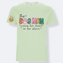 Camiseta This Dog Mom -Roly Camiseta This Dog Mom verde mint