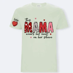 Camiseta This Mama Wears -Roly Camiseta This Mama Wears verde mint