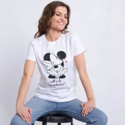 Camiseta Will Be My Valentine -Roly Camiseta will be my valentine blanca 3