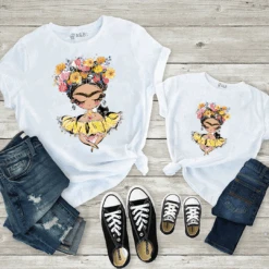 Camiseta Frida Flowers
