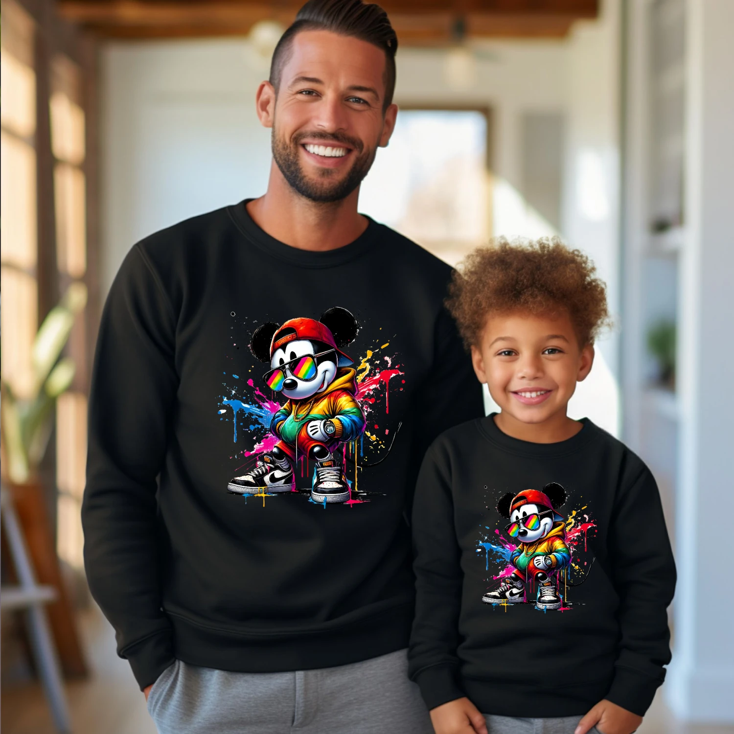 Sudadera Mickey Arcoiris 4 Sudadera Mickey Arcoiris - Imagen 4